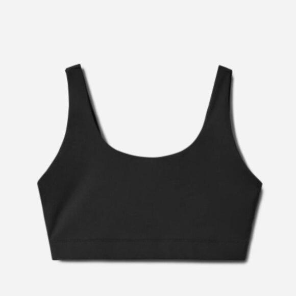 NEW Everlane Perform Sport Bra Pull on Stretch Tank top in  Black XXL - Picture 1 of 9